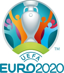 Logo ufficiale del Campionato europeo di calcio 2020