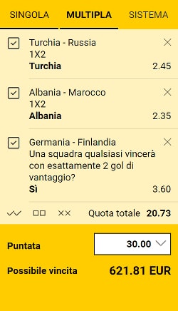 Le bolle del 31 agosto 2016. Questa sera amichevoli internazionali: Bolla Normale focalizzata sui segni 1 più appetibili e Bolla Rischio con qualche atipicità!